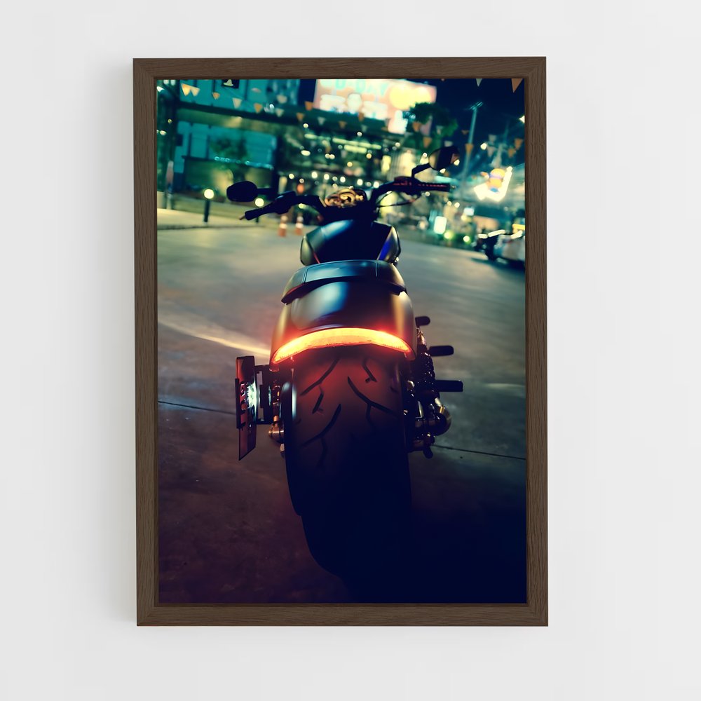 Poster Nuit Musclée – affiche Harley-Davidson (vue 5)